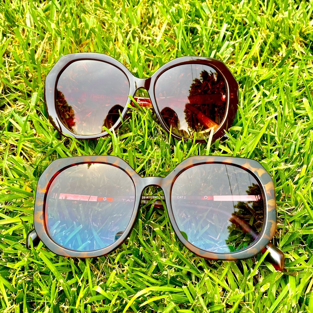 Vintage Style Sunglasses 2 Pair Nanette Lepore Tahari